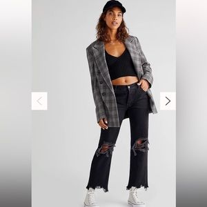 NWT Free people mid rise straight jeans